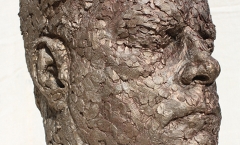 Life size portrait - plaster Life size portrait - plaster