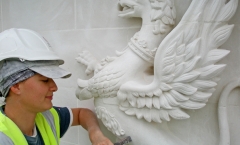 Carving - griffin statue Carving - griffin statue