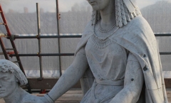 Marble statue missing crook Marble statue missing crook