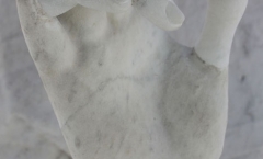 Repairs to marble hand Repairs to marble hand