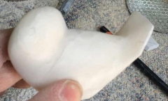 Smoothing off broken wing tip Smoothing off broken wing tip