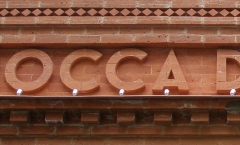 Carved raised letters Carved raised letters