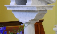 Ornate marble ambo Ornate marble ambo