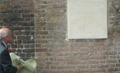 Unveiled by Greenwich MP Unveiled by Greenwich MP