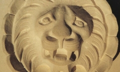 Lions mask for stone cornice Lions mask for stone cornice